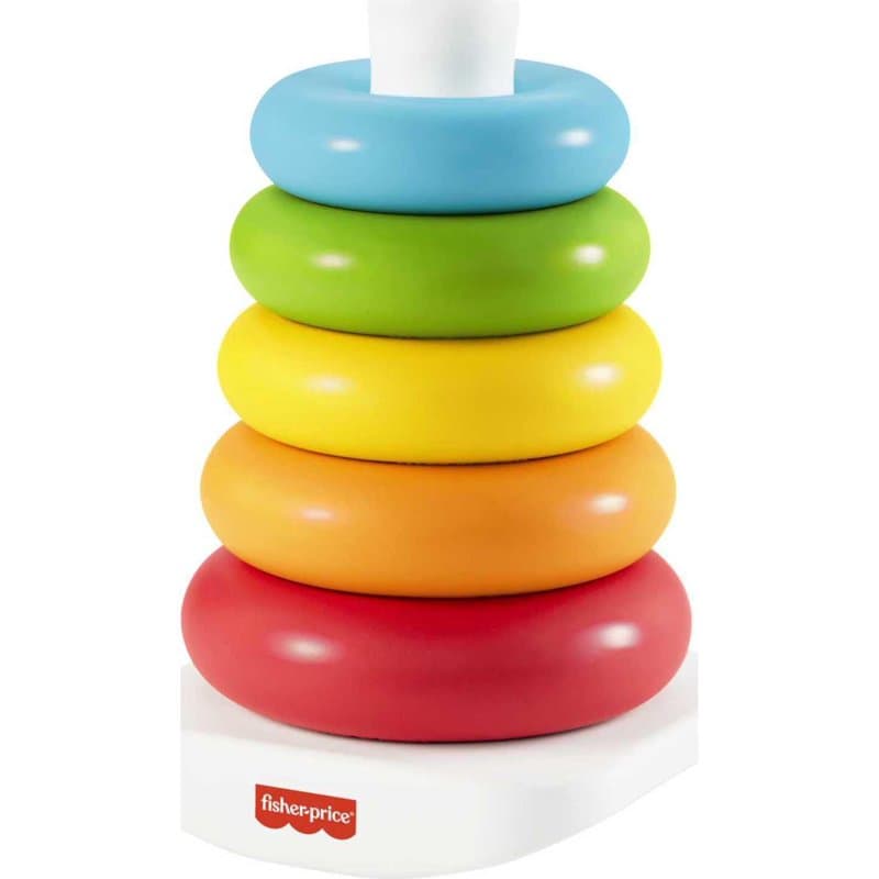 Fisher-Price Rock-a-Stack: colourful stacking rings on a rocking base